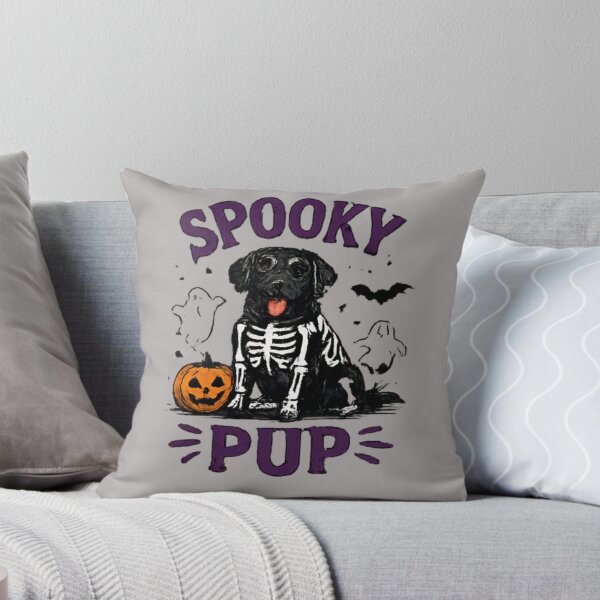 Item preview, Spooky Pup Skeleton Dog Cute Halloween Puppy Design designed and sold by PoojaArtLab.