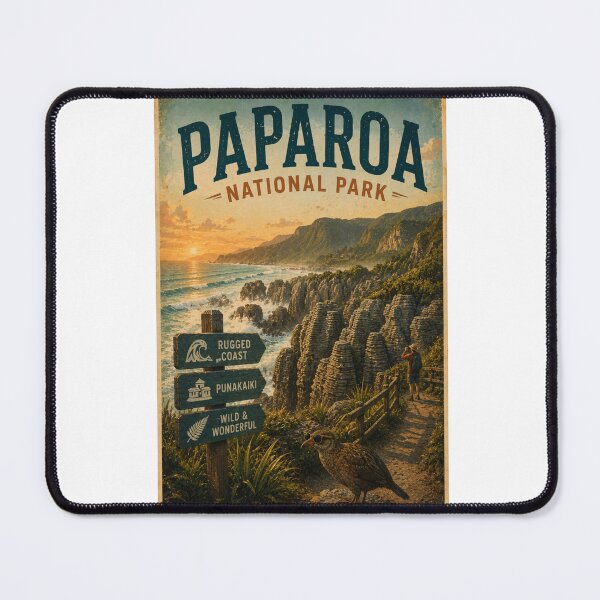 Item preview, Paparoa Coastline and Punakaiki Pancake Rocks New Zealand designed and sold by Aryabek.