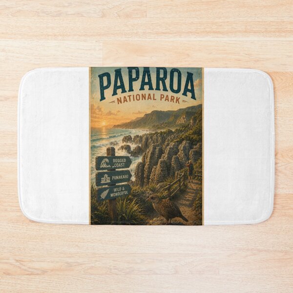 Item preview, Paparoa Coastline and Punakaiki Pancake Rocks New Zealand designed and sold by Aryabek.