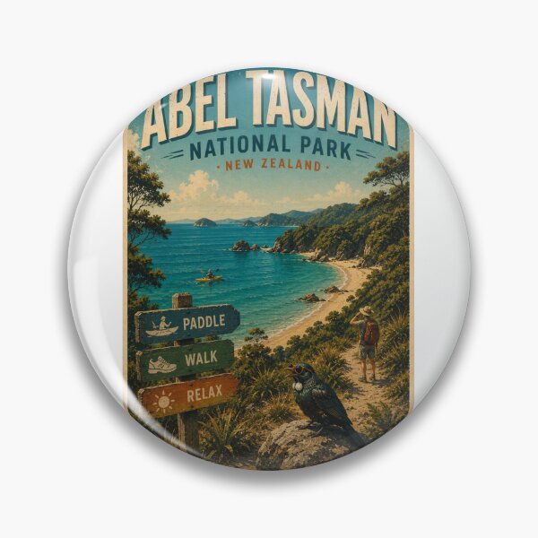 Item preview, Abel Tasman Coast Track and Golden Bay New Zealand designed and sold by Aryabek.