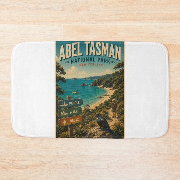 Item preview, Abel Tasman Coast Track and Golden Bay New Zealand designed and sold by Aryabek.