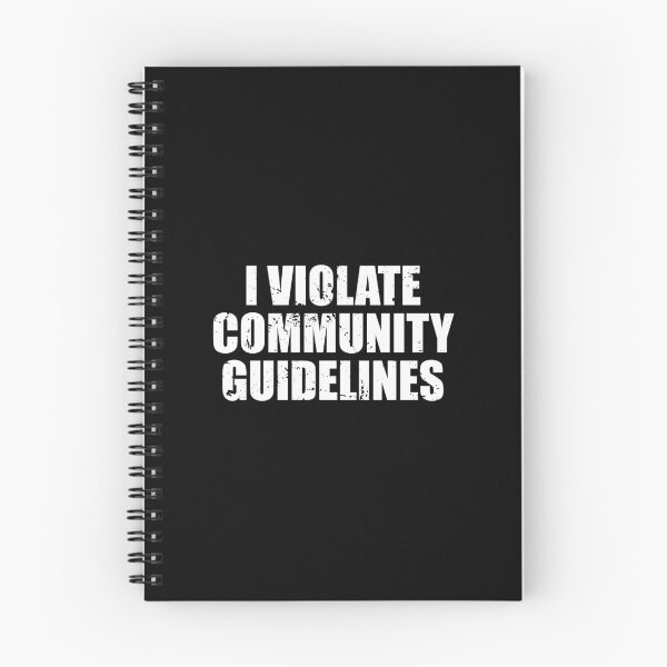 Item preview, I Violate Community Guidelines designed and sold by yushelaviora.