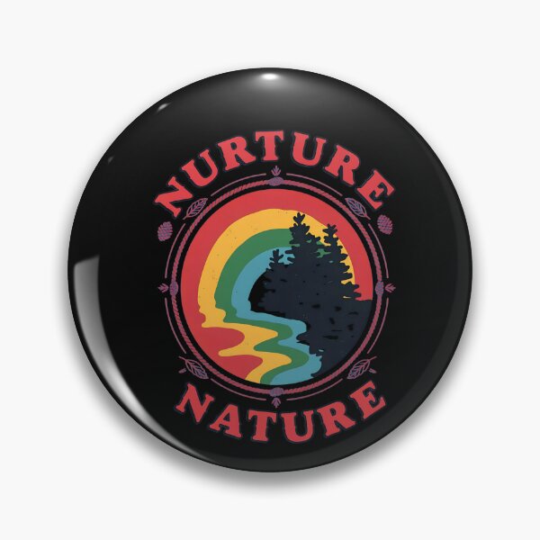Item preview, Nurture Nature Retro Rainbow Trees Circle designed and sold by Prof4Artist.
