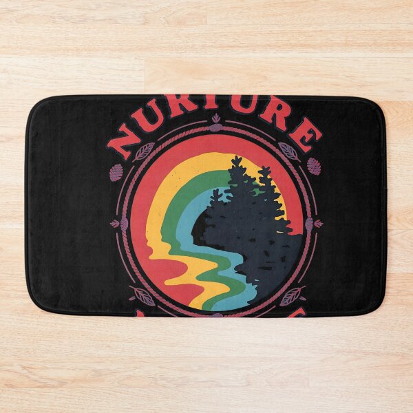 Item preview, Nurture Nature Retro Rainbow Trees Circle designed and sold by Prof4Artist.
