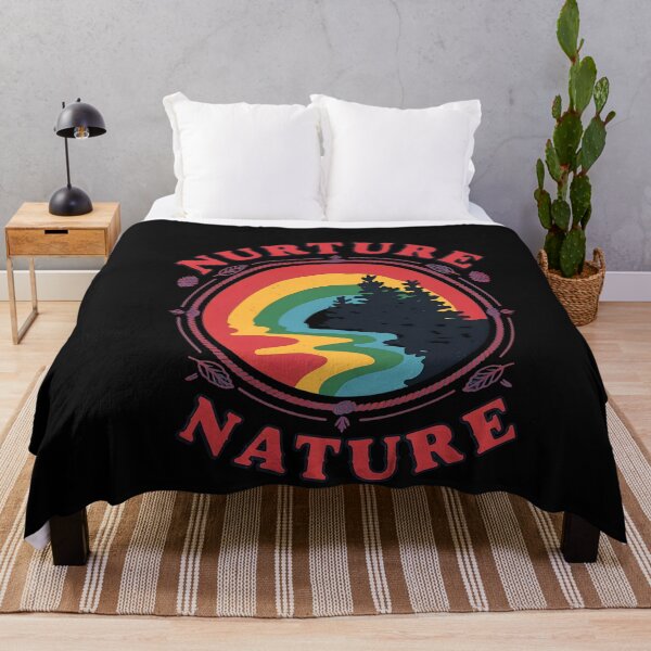 Item preview, Nurture Nature Retro Rainbow Trees Circle designed and sold by Prof4Artist.