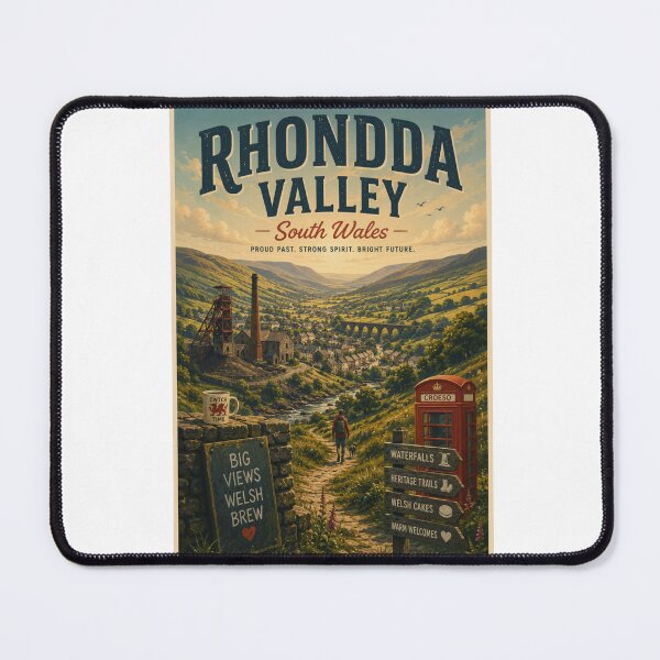 Item preview, Rhondda Valley Heritage Landscape and Welsh Valleys South Wales designed and sold by Aryabek.