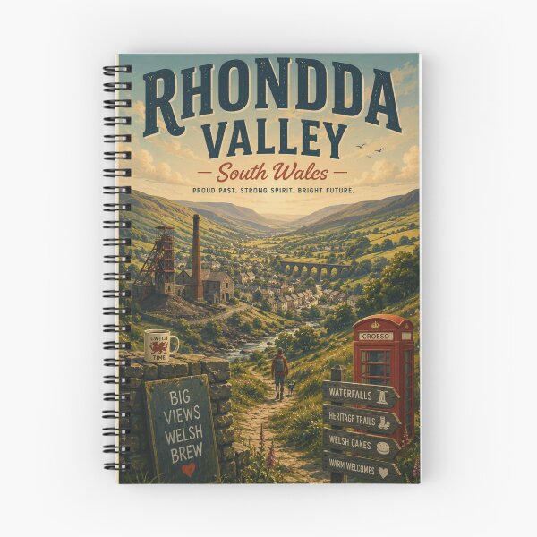 Item preview, Rhondda Valley Heritage Landscape and Welsh Valleys South Wales designed and sold by Aryabek.