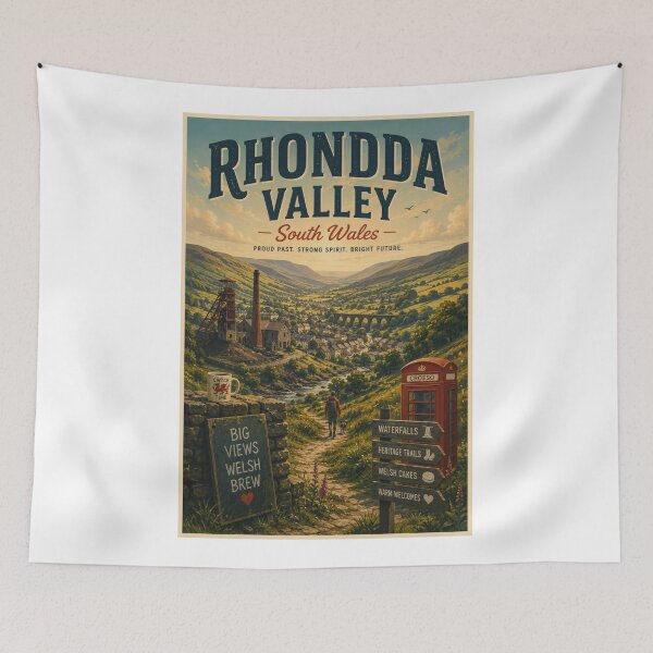 Item preview, Rhondda Valley Heritage Landscape and Welsh Valleys South Wales designed and sold by Aryabek.