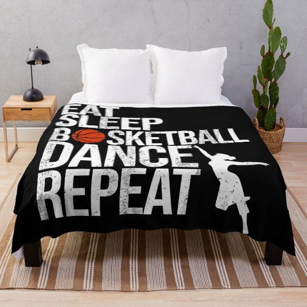 Item preview, Eat Sleep Basketball Dance Repeat Funny Athlete and Dancer designed and sold by allistermariam.