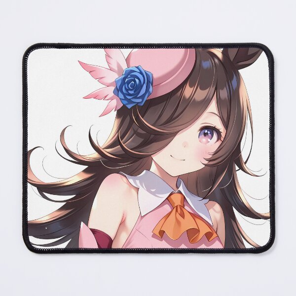 Item preview, Rice Shower Uma Musume Pink Dress Flowing Hair Grace designed and sold by 108Recordings.