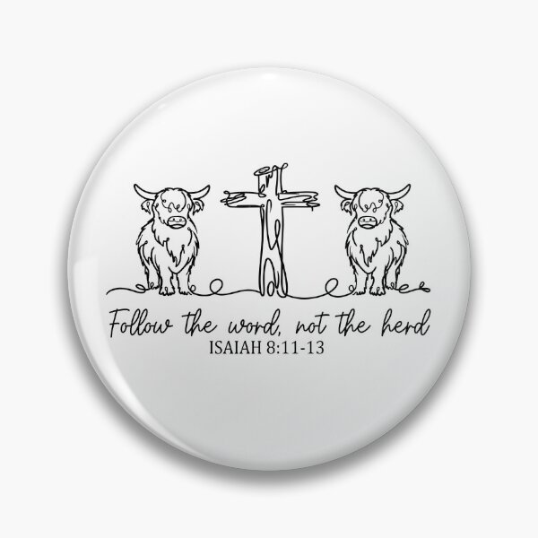 Item preview, Follow The Word Not The Herd designed and sold by Johnny-Store.