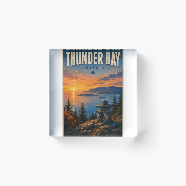 Item preview, Thunder Bay Sleeping Giant and Lake Superior Ontario designed and sold by Aryabek.