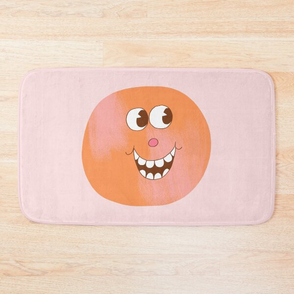Item preview, Peach the Happy Face designed and sold by yellowflowerhut.