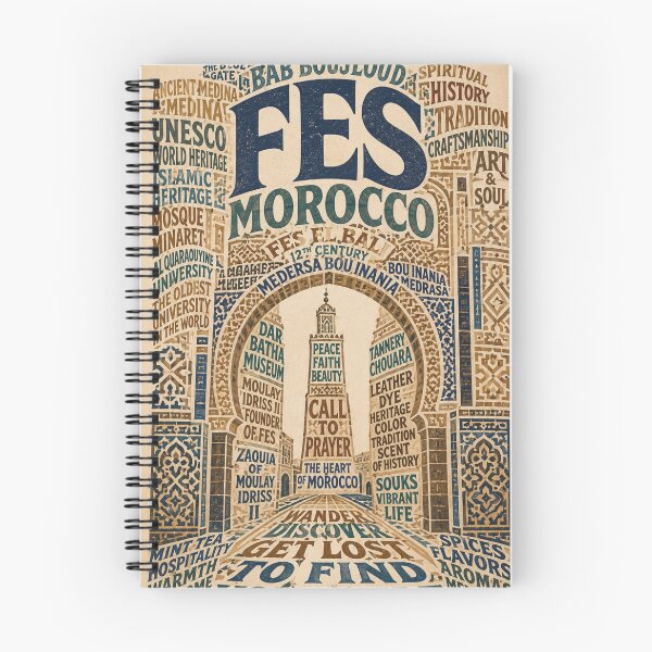 Item preview, Fes El Bali Medina and Al Quaraouiyine Morocco designed and sold by Aryabek.