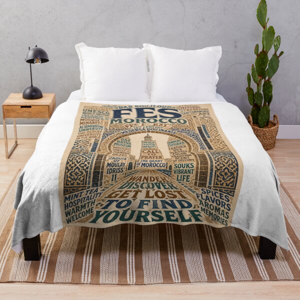 Item preview, Fes El Bali Medina and Al Quaraouiyine Morocco designed and sold by Aryabek.