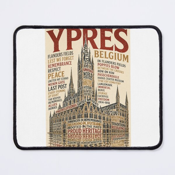Item preview, Ypres Flanders Fields and Menin Gate Belgium designed and sold by Aryabek.