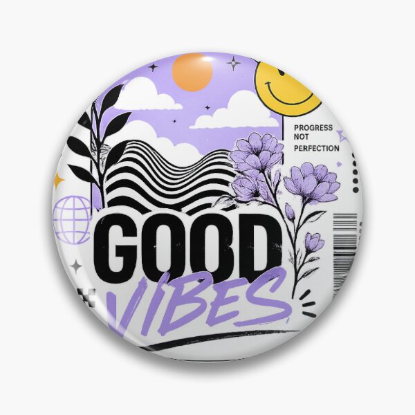 Item preview, Good Vibes 2026 Aesthetic Motivational Sticker designed and sold by BLK.DESIGN.