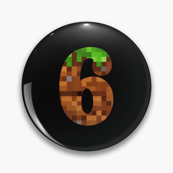 Item preview, Pixel Number 6 Birthday Gaming Theme for Six Year Old designed and sold by FGTV2021.