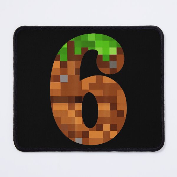 Item preview, Pixel Number 6 Birthday Gaming Theme for Six Year Old designed and sold by FGTV2021.