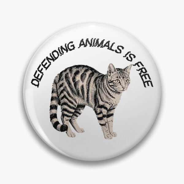 Item preview, Defending Animals Is Free Cat Lover Animal Welfare Adopt Don't Shop designed and sold by petalandarmour.