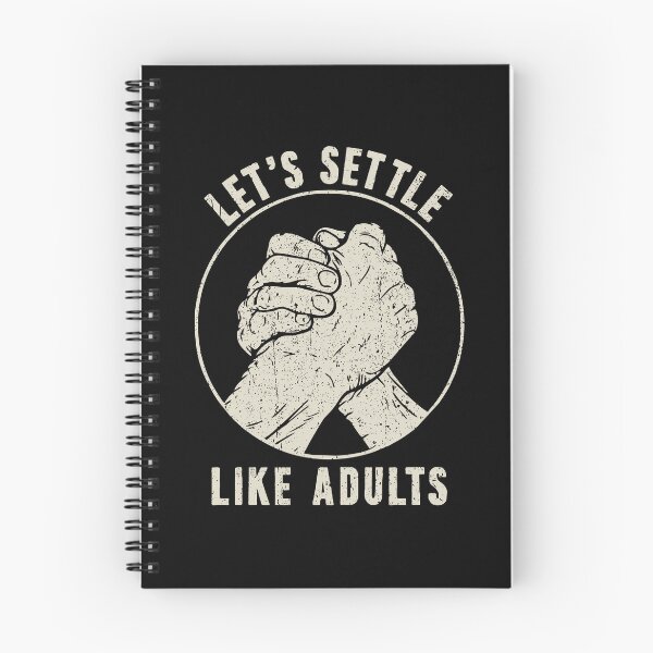 Item preview, Let's Settle Like Adults - Funny Arm Wrestler designed and sold by zemilrathemi.