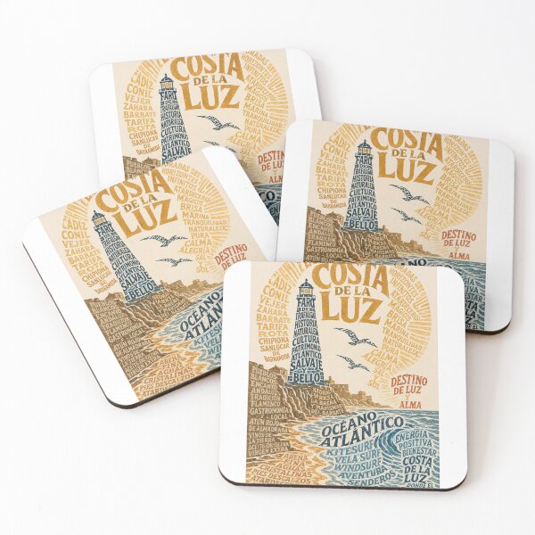 Item preview, Costa de la Luz Atlantic Coast and Faro de Trafalgar Spain designed and sold by Aryabek.