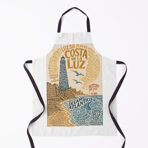 Item preview, Costa de la Luz Atlantic Coast and Faro de Trafalgar Spain designed and sold by Aryabek.