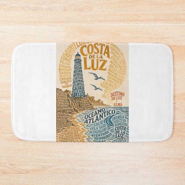 Item preview, Costa de la Luz Atlantic Coast and Faro de Trafalgar Spain designed and sold by Aryabek.