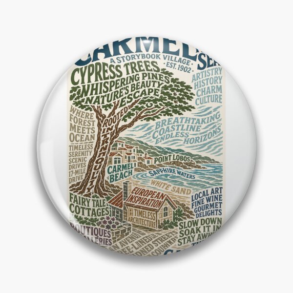 Item preview, Carmel by the Sea Coastline and Point Lobos California designed and sold by Aryabek.