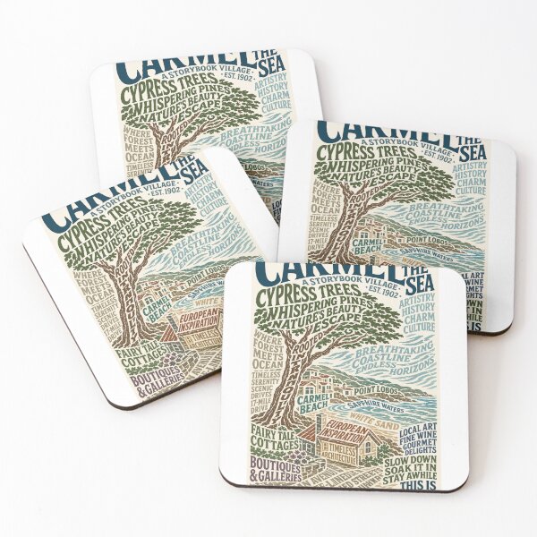 Item preview, Carmel by the Sea Coastline and Point Lobos California designed and sold by Aryabek.