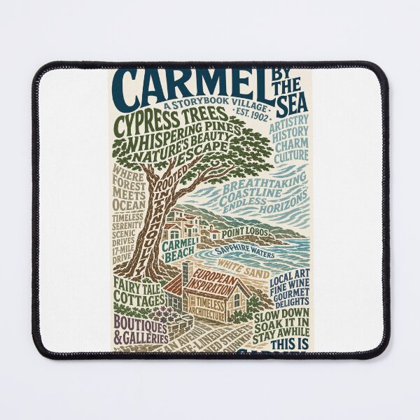 Item preview, Carmel by the Sea Coastline and Point Lobos California designed and sold by Aryabek.