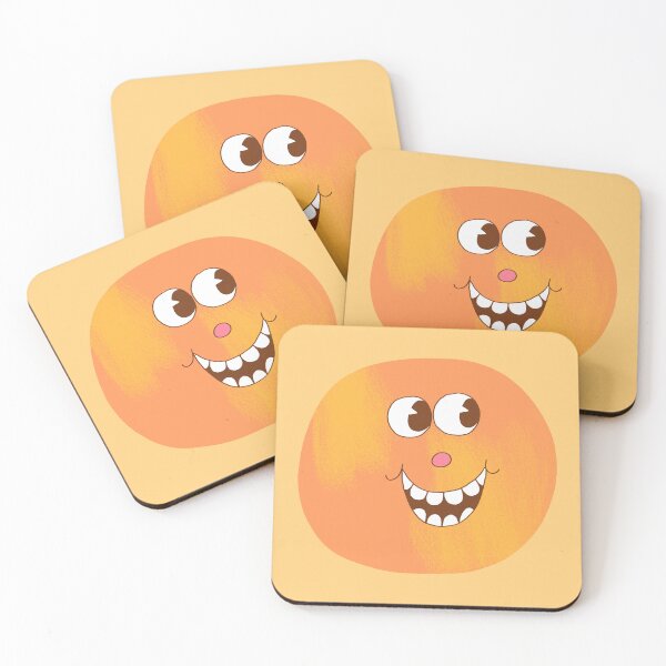 Item preview, Tangerine the Happy Face designed and sold by yellowflowerhut.