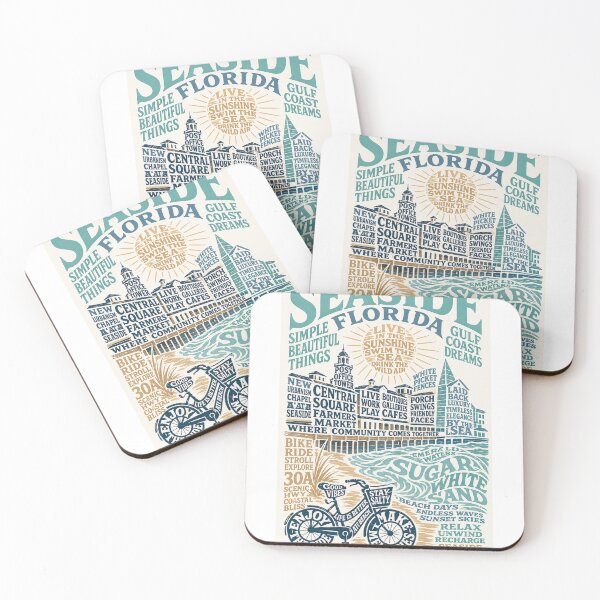Item preview, Seaside Florida Gulf Coast and Scenic Highway 30A designed and sold by Aryabek.