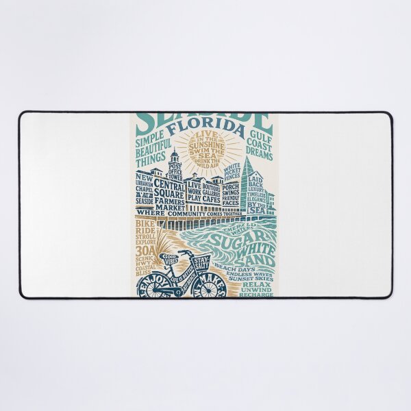 Item preview, Seaside Florida Gulf Coast and Scenic Highway 30A designed and sold by Aryabek.