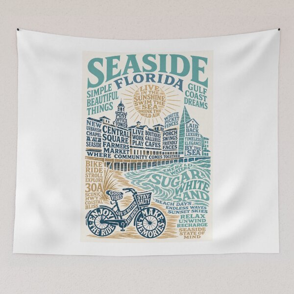 Item preview, Seaside Florida Gulf Coast and Scenic Highway 30A designed and sold by Aryabek.