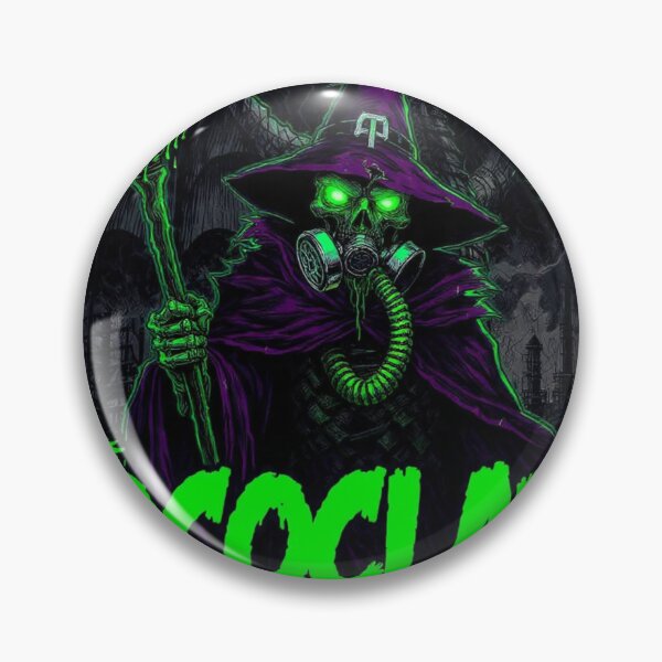 Item preview, TOCOCLAWS Radioactive Wizard: Neon Sorcerer & Plague Dragon designed and sold by TOCOCLAWS.