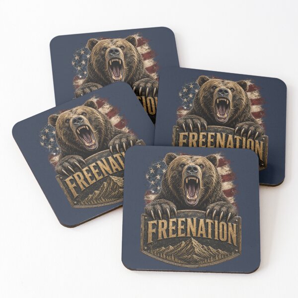 Item preview, Roaring Grizzly Bear FreeNation Design designed and sold by FREENATION2026.