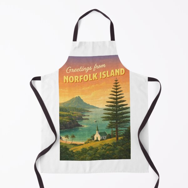 Item preview, Norfolk Island Coastal Vista with Mount Bates and Kingston Heritage designed and sold by Aryabek.
