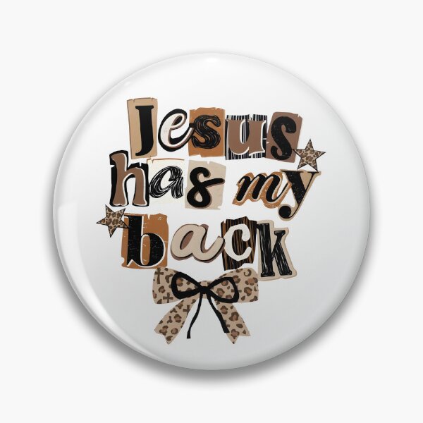 Item preview, Jesus Has My Back designed and sold by Johnny-Store.