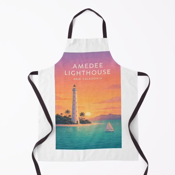 Item preview, Amédée Lighthouse Sunset over New Caledonia Lagoon designed and sold by Aryabek.