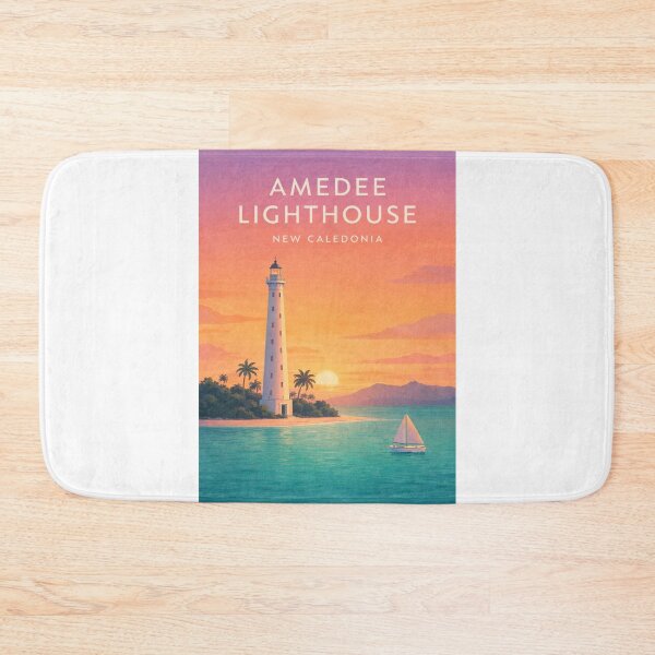 Item preview, Amédée Lighthouse Sunset over New Caledonia Lagoon designed and sold by Aryabek.