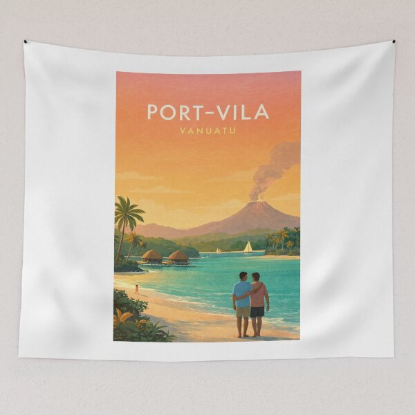 Item preview, Port Vila Lagoon and Efate Island Vanuatu designed and sold by Aryabek.