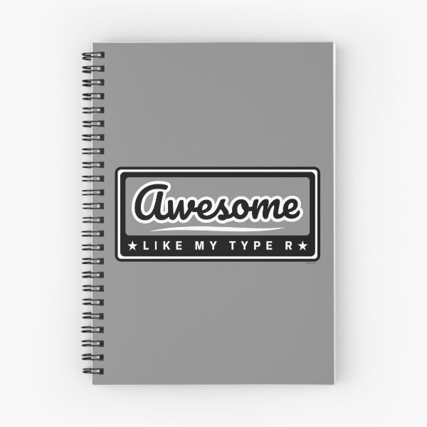 Item preview, Awesome Like My Type R - Retro Performance Graphic designed and sold by Automotive Art by Greg.