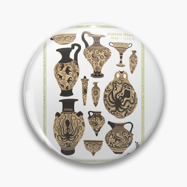 Item preview, Ancient Minoan Pottery Ceramic Art Collection designed and sold by Noheqa.