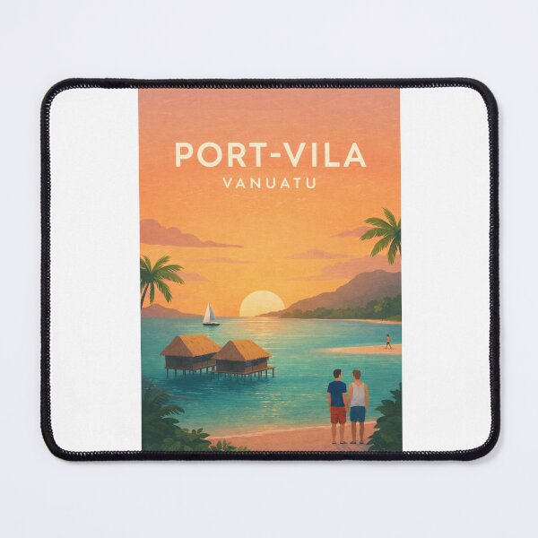 Item preview, Port Vila Harbour Sunset and Efate Coast Vanuatu designed and sold by Aryabek.