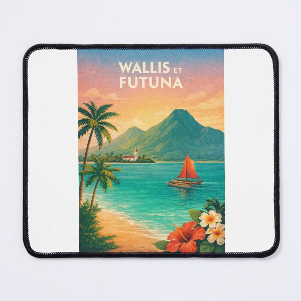 Item preview, Wallis and Futuna Lagoon with Mata Utu and Uvea designed and sold by Aryabek.
