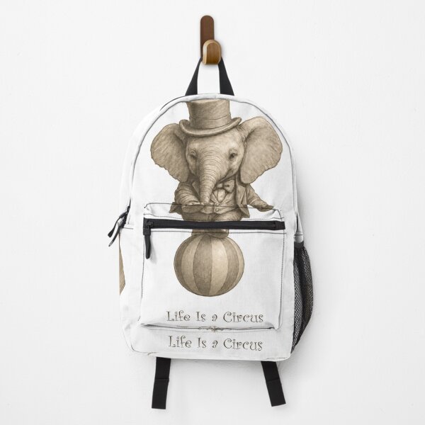 Item preview, **Whimsical Circus Elephant Balancing on Ball** designed and sold by Sci-fi-2901.