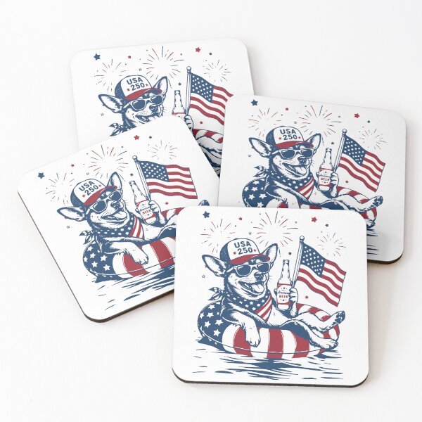 Item preview, Chihuahua Fourth of July Patriotic Dog Pool Float USA 250 designed and sold by gunaone-design.
