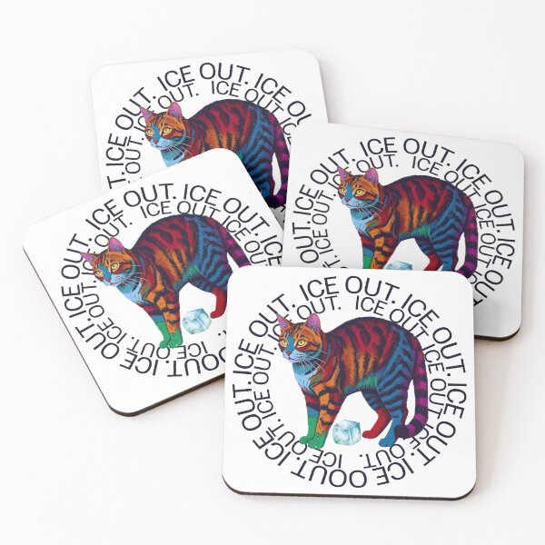 Item preview, Ice Out No Ice Please Cat Abolish Ice designed and sold by petalandarmour.