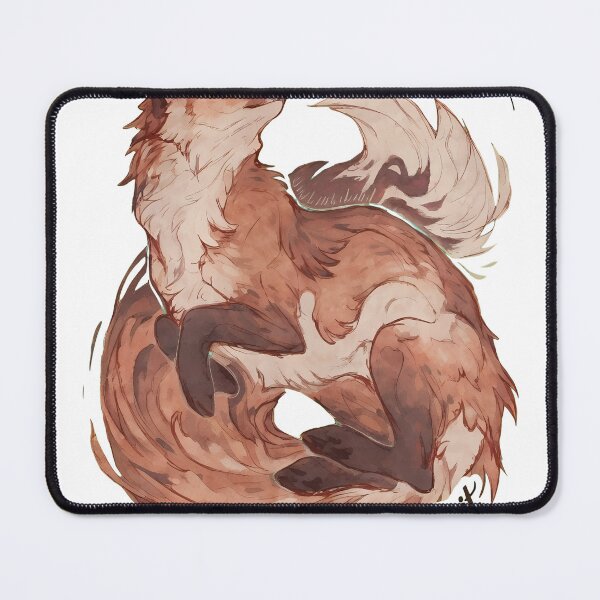 Item preview, Watercolor Fox Spirit Illustration Art designed and sold by Noheqa.